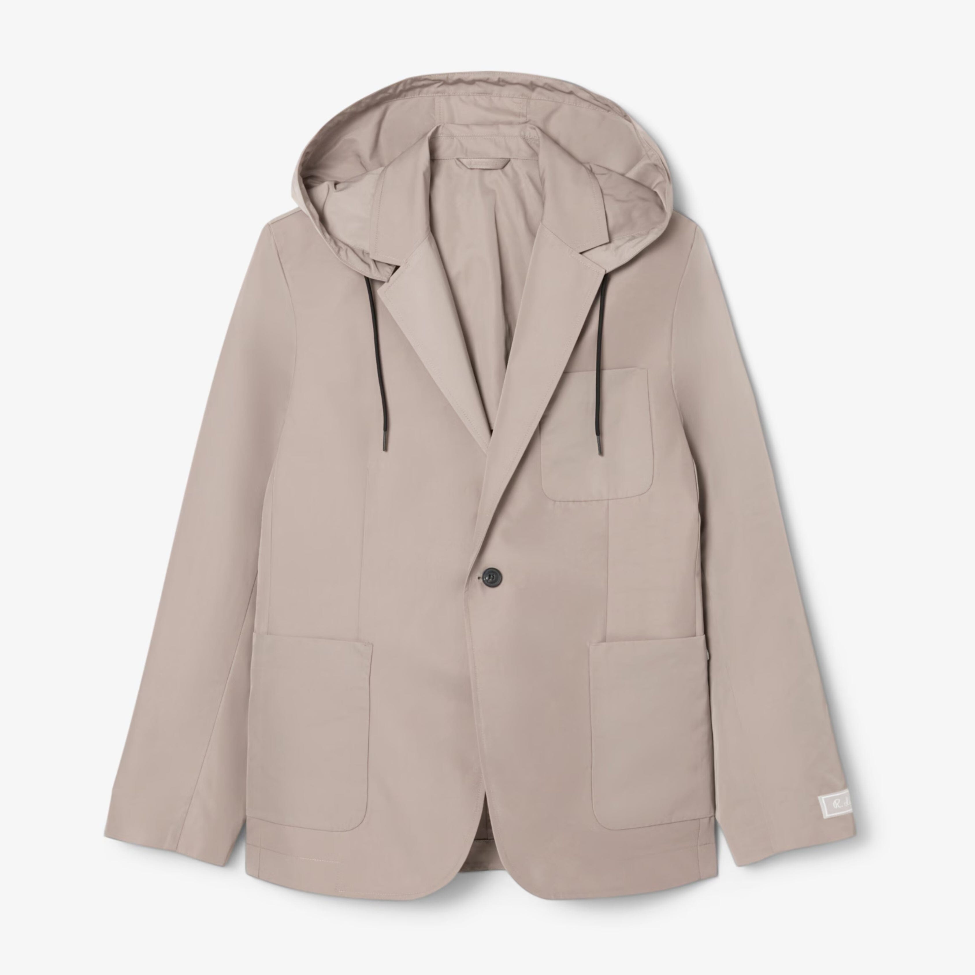 LC Twill Blazer with Hood