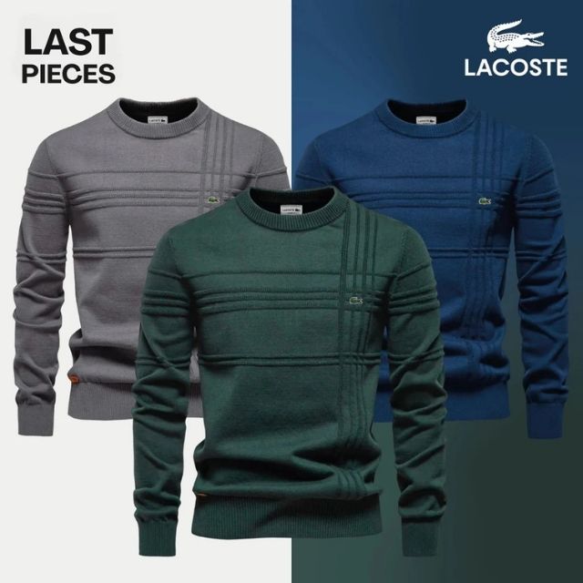 Buy 1, Get 1 Free - LC Textured Crew Neck Sweater + FREE Cap